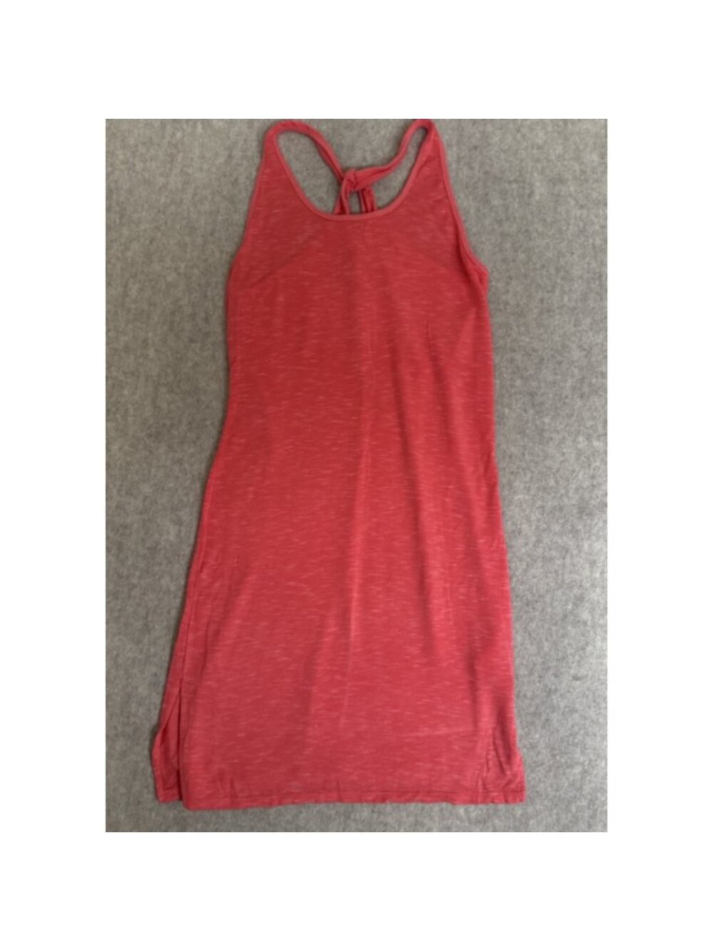 Saturday Sunday Anthropologie Racerback Tank Dress Womens XS Coral Sleeveless